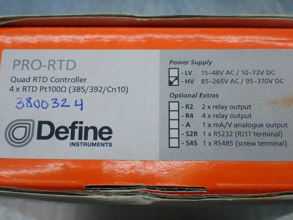 Define Quad Channel Rtd Controller - Pro-rtd-hv
