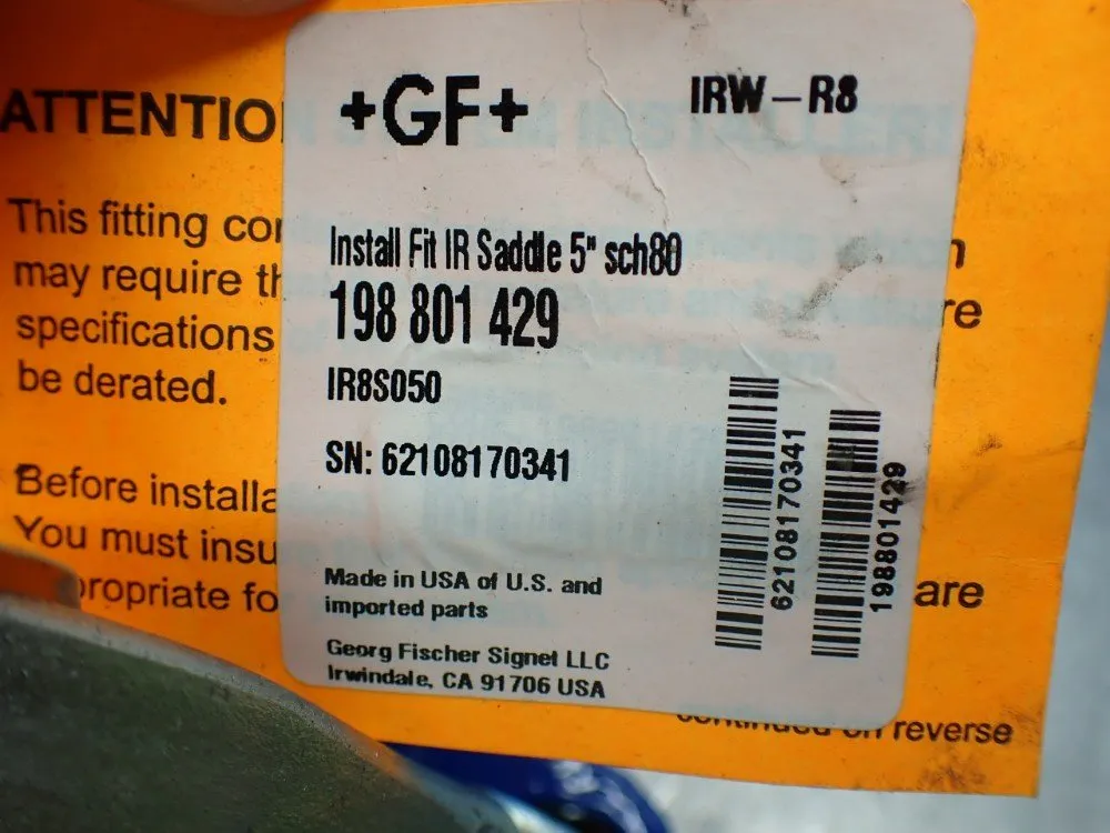 Gf 5" Iron Strap On Saddle - 198801429