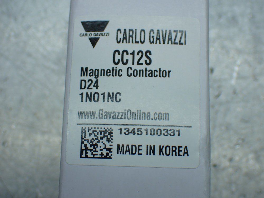 Carlo Gavazzi Magnetic Contactor - Cc12s