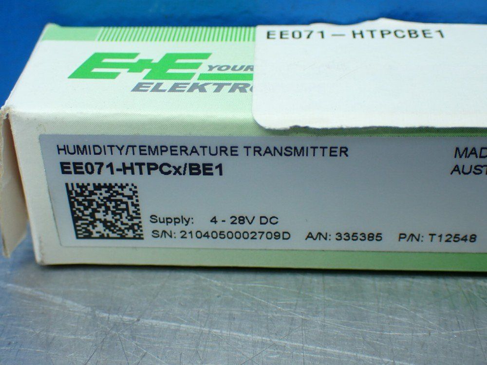 E+e Elektronik Humidity/temperature Transmitter. - Ee071-htpcx/be1