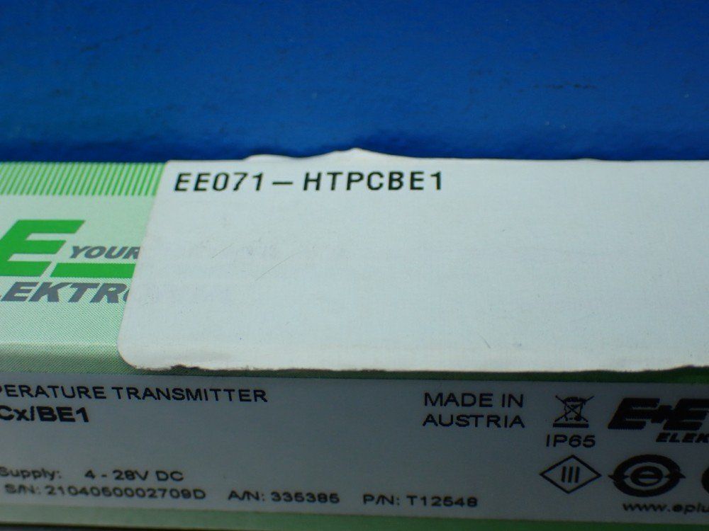 E+e Elektronik Humidity/temperature Transmitter. - Ee071-htpcx/be1