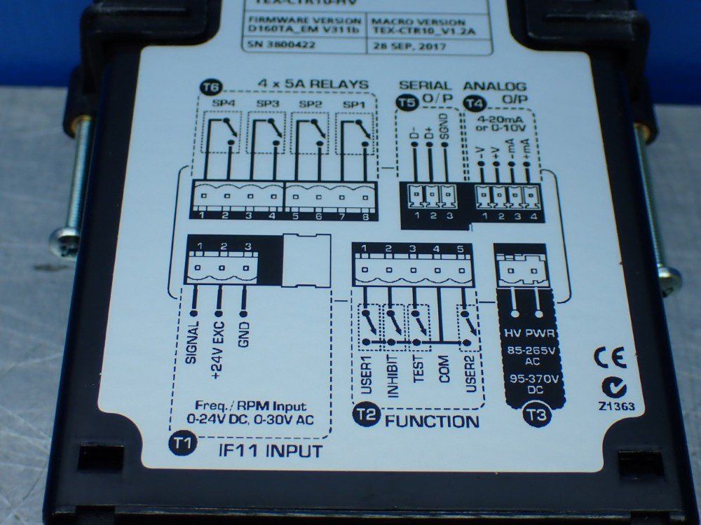 Define Counter/rate Indicator - Tex-ctr10