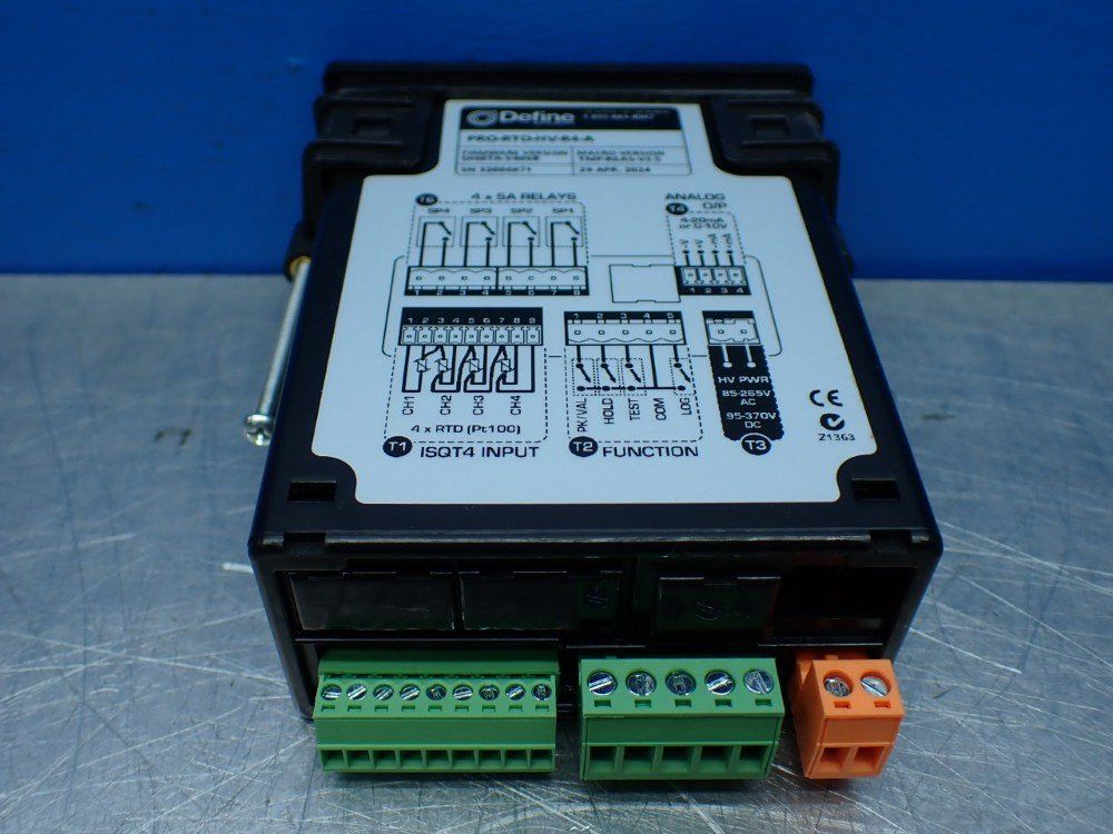 Define Temperature Controller - Pro-rtd-hv-r4-a