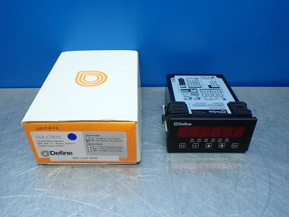 Define Counter/rate Indicator - Tex-ctr10-hv