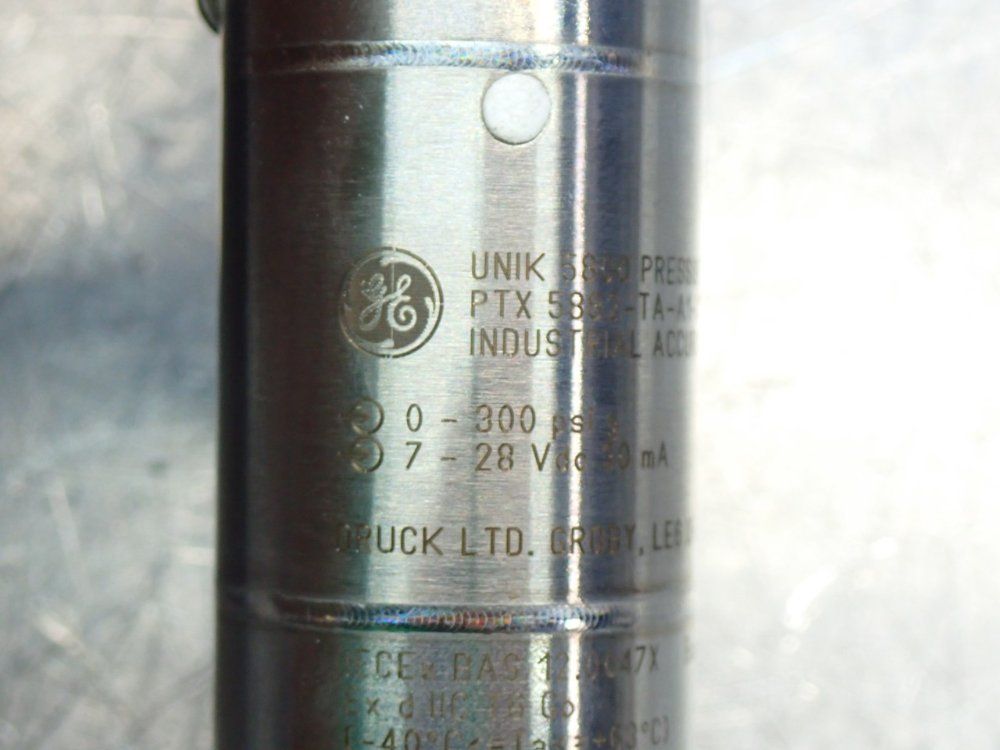 Ge Unik 5800 Pressure Sensor - Ptx5882-ta-a1-ca-h4-pe