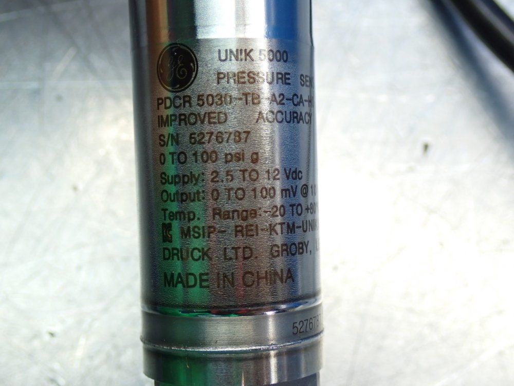 Ge 0-100psi Pressure Sensor - D5030-tb-a2-ca-h0-pf