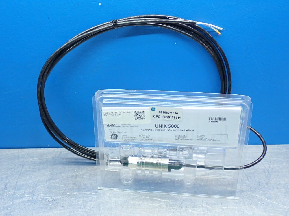 Ge 0-1psi Unik 5000 Pressure Sensor - Ptx5012-ta-a1-ca-h0-pw