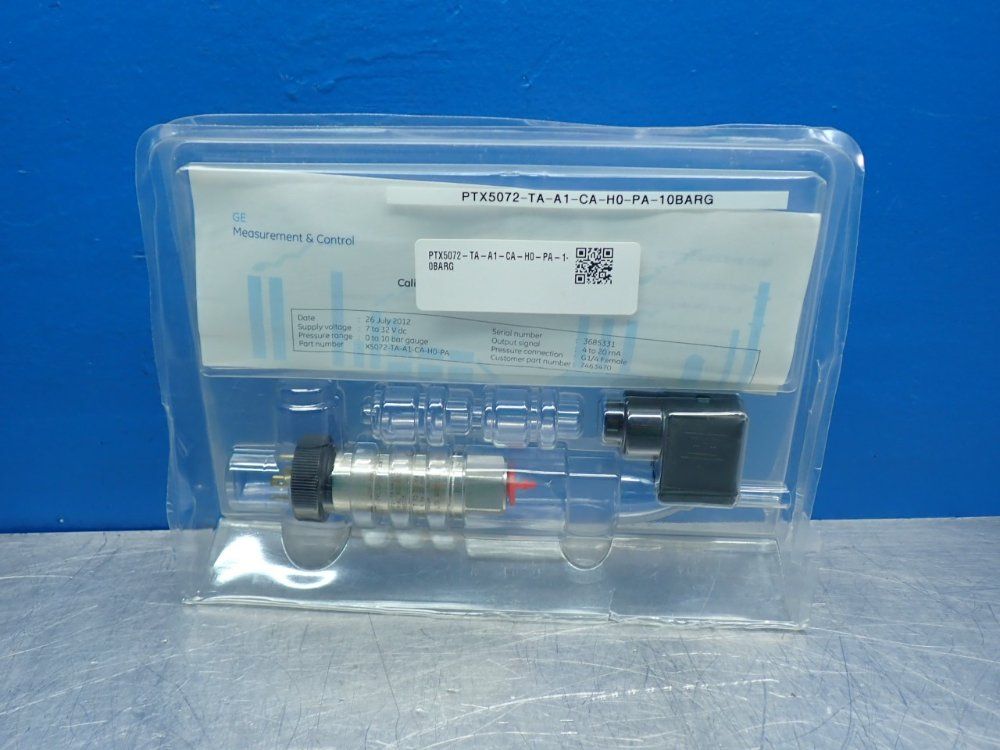 Ge 0-10 Bar Gauge Unik 5000 Pressure Sensor Unit - X5072-ta-a1-ca-h0-pa