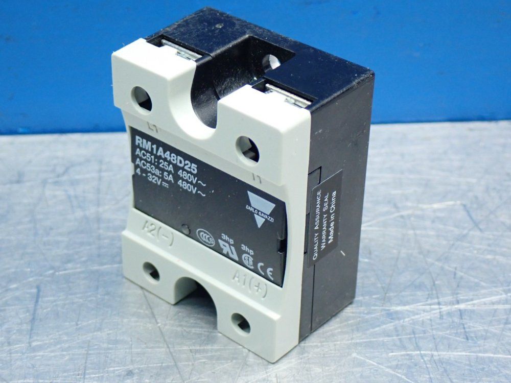 Carlo Gavazzi Panel Mount Solid State Relay, Qty: 2 - Rm1a48d25