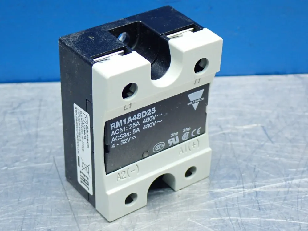 Carlo Gavazzi Panel Mount Solid State Relay, Qty: 2 - Rm1a48d25