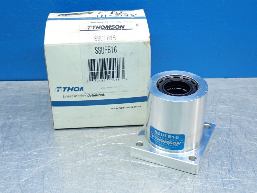 Thompson Single Flanged Pillow Block Linear Bearing - Ssufb16