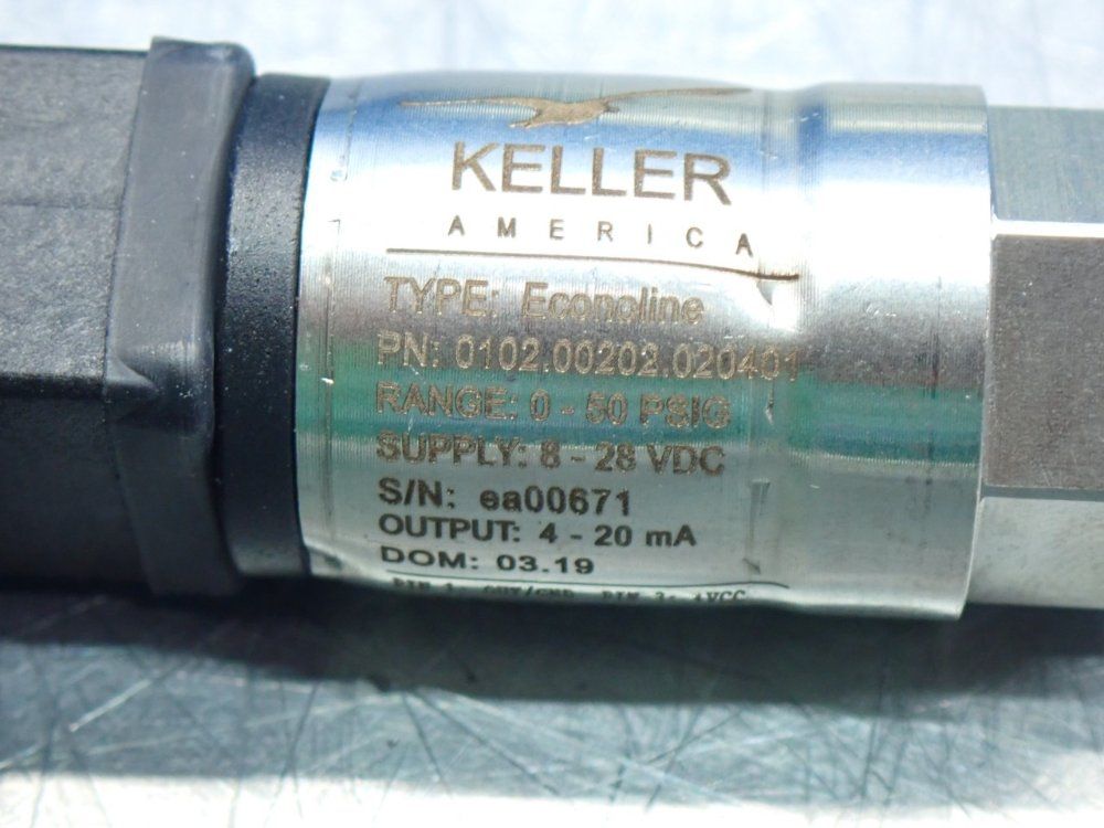 Keller 50psi High Accuracy Dual Output Pressure Transmitter - Pr-9ly