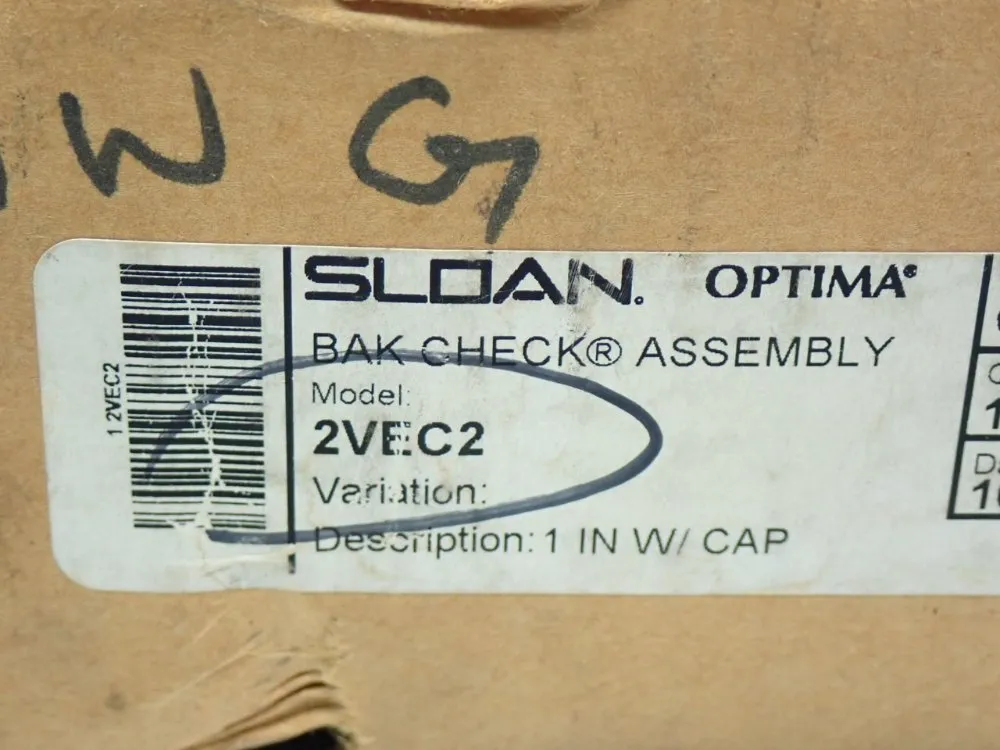 Sloan Adjustable Screw Driver Control Stop - 2vec2