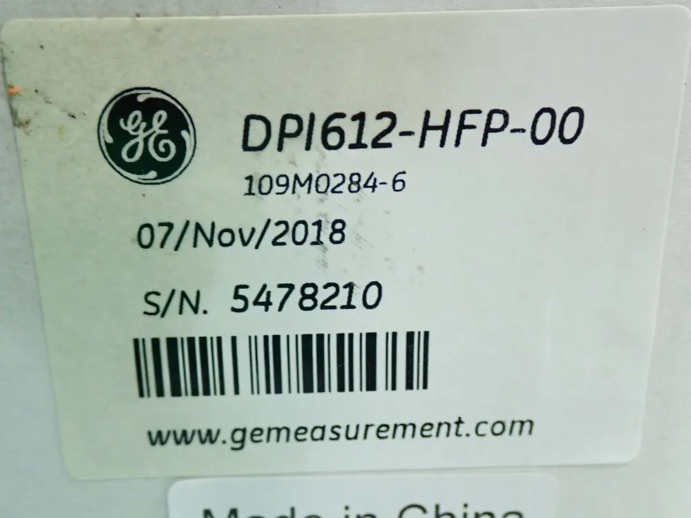 Ge Up To 15,000psi Flex-series Pressure Calibrator - Dpi612-hfp-00