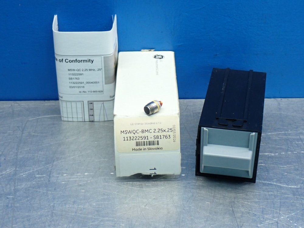 General Electric Ultrasonic Transducer Probe Mswqc-bmc - 113222591-sb1763