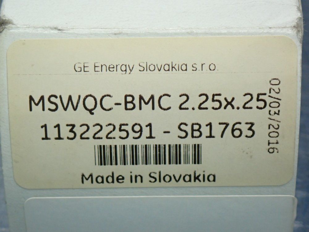 General Electric Ultrasonic Transducer Probe Mswqc-bmc - 113222591-sb1763