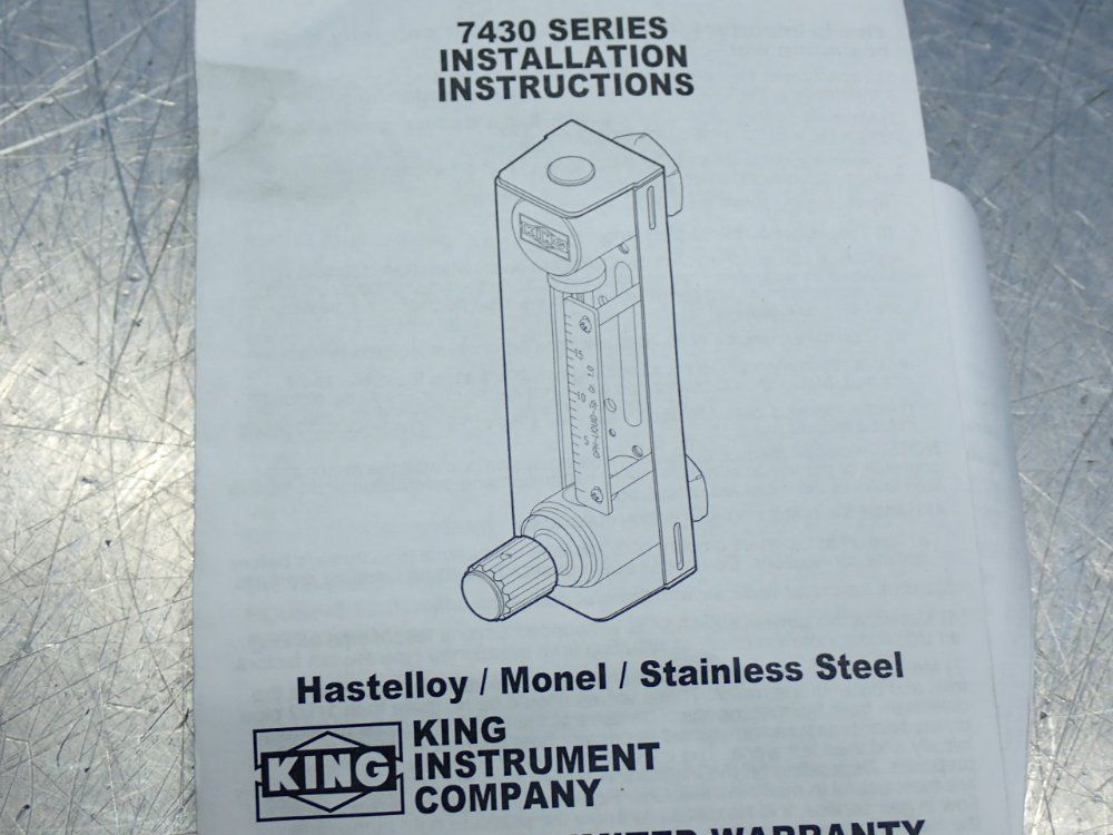 King Flowmeter - 750-408