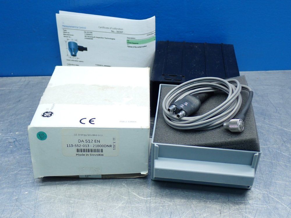 General Electric Da512en Ultrasonic Test Probe - 113-552-013
