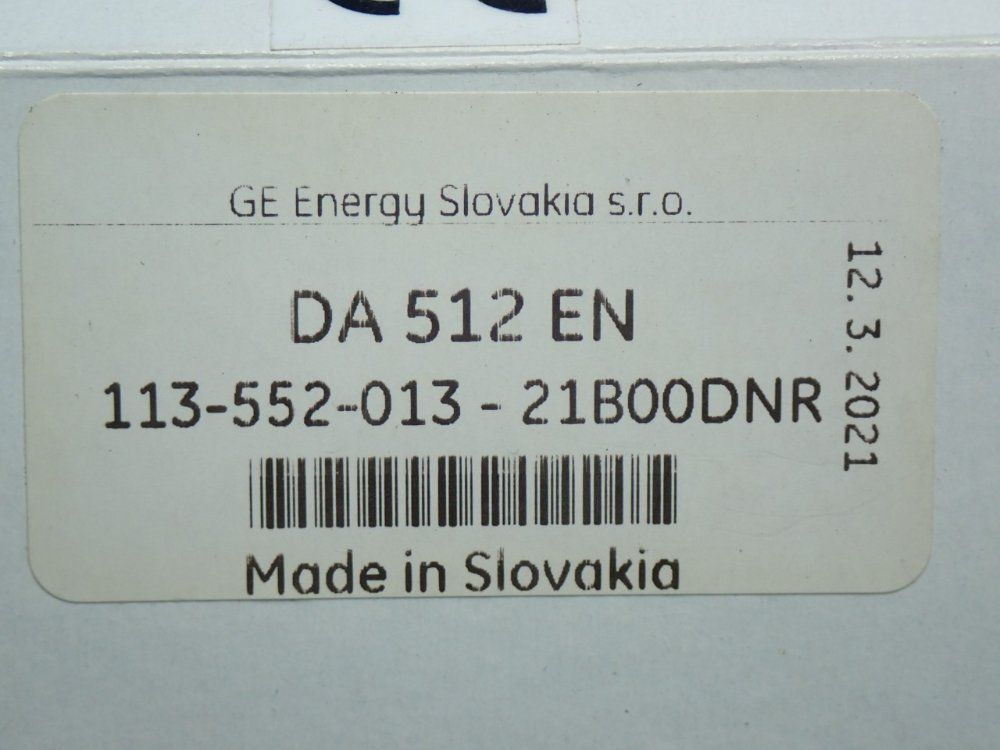 General Electric Da512en Ultrasonic Test Probe - 113-552-013