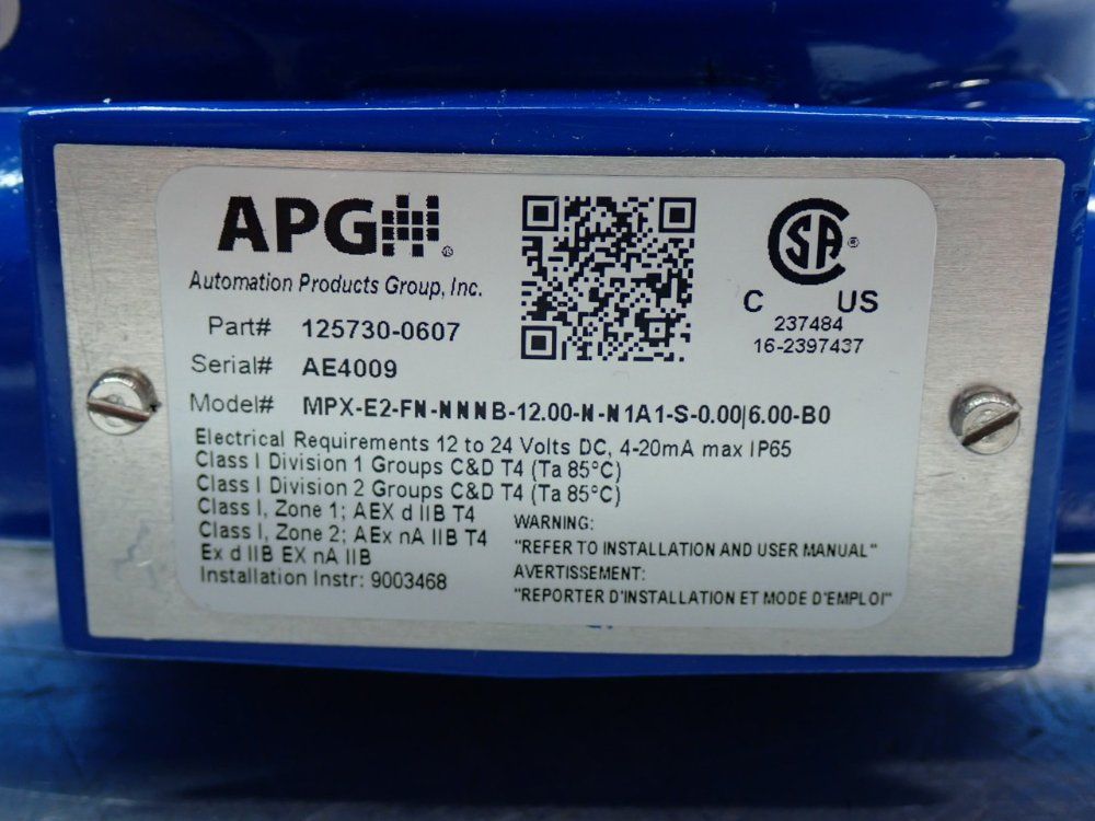 Apg 445psi Magnetostrictive Level Sensor - Mpx-e2-fn-nnnb-12.00-n-n-1a1-s-0.00