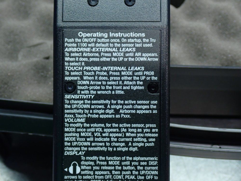 Bacharach Tru Point 1100 Ultrasonic Leak Detector - 28-8002