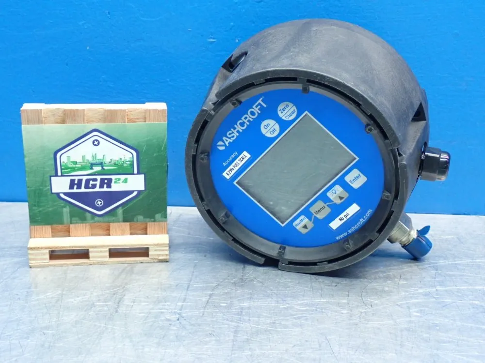 Ashcroft 0 To 60psi 2174 Digital Pressure Gauge - 452174sd02lxbkbl60