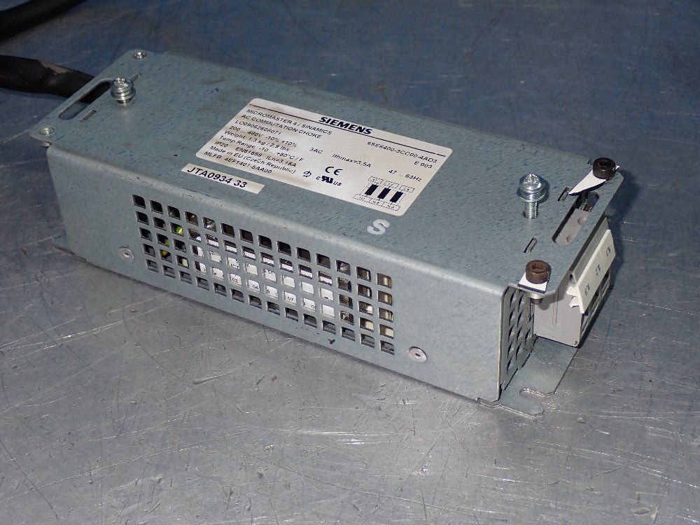 Siemens Ac Communication Choke Qty 2 - 6se6400-3cc00-4ad3