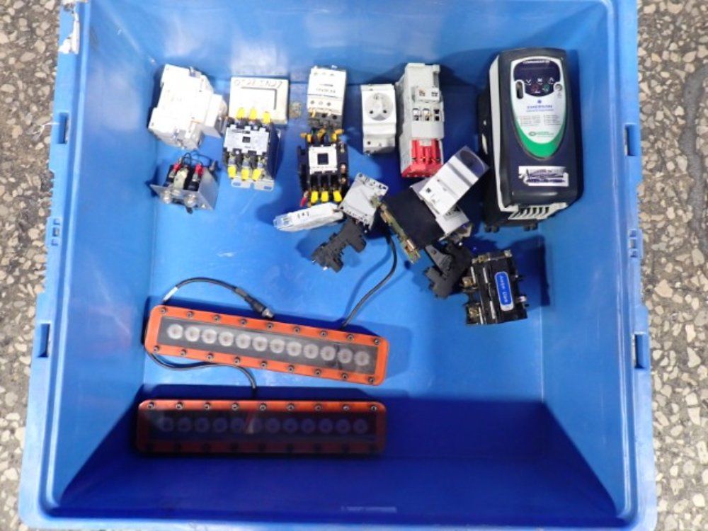 Emerson, Joslyn, Clark, Hitachi, Square D Circuit Breakers, Contactor, Tow Light Bar, Inverter