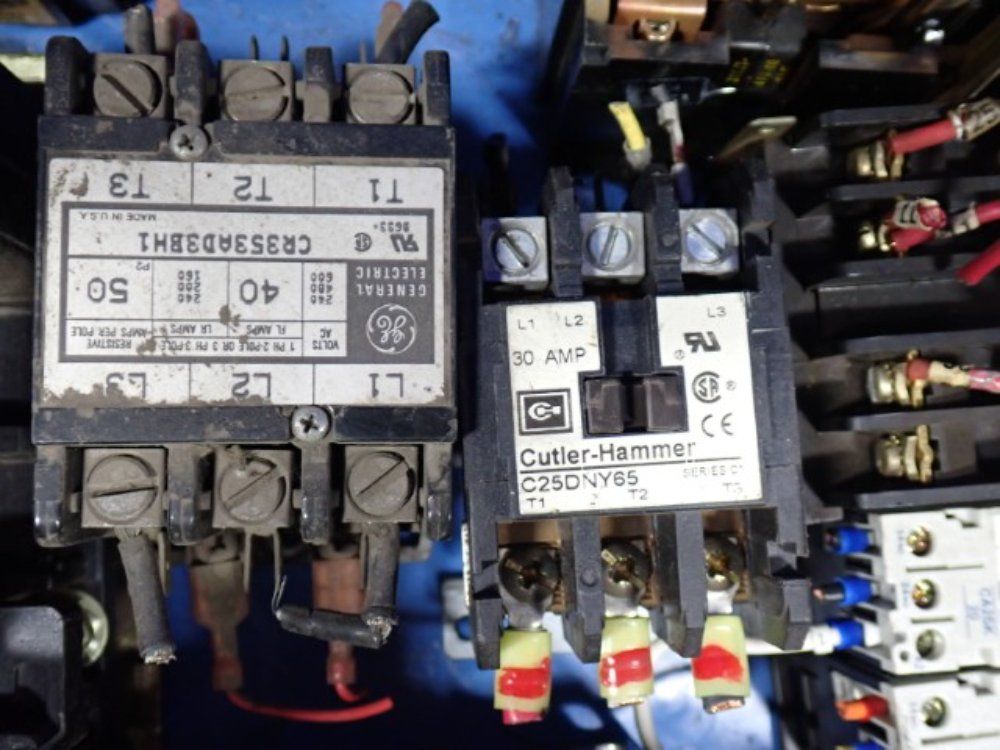 General Electric, Square D Control Relay, Breakers