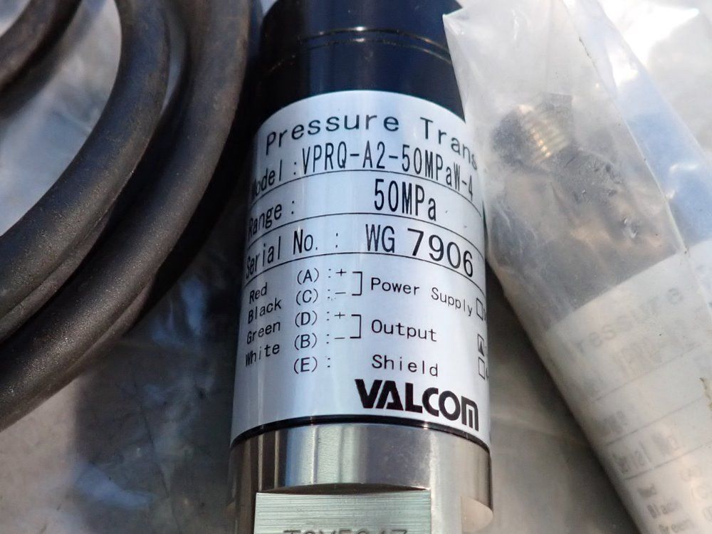 Valcon Pressure Transducer - Vprq-a2-50mpaw-4