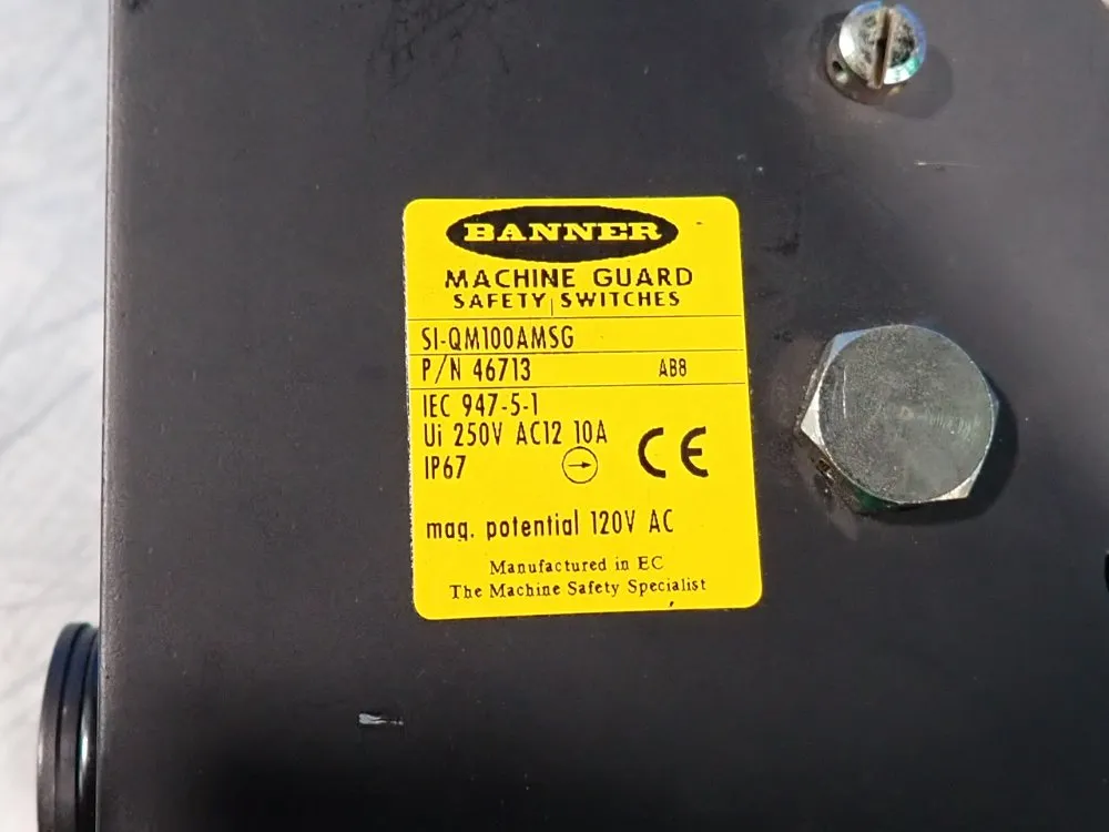 Banner Safety Interlock Switch - Si-qm100amsg