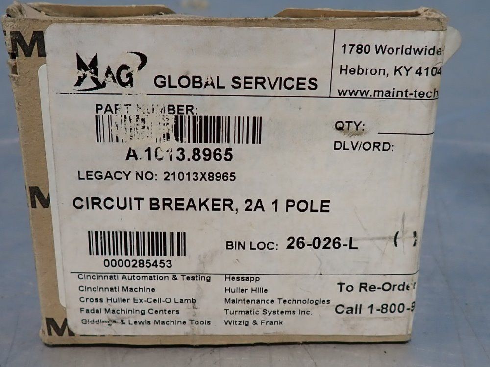 Siemens Circuit Breaker - 5sy6102-7