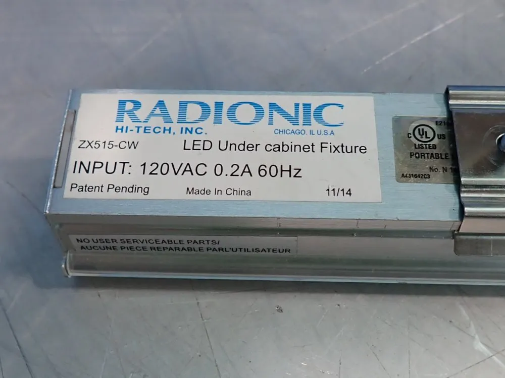 Radionic Hi-tech Inc 1 1/2" X 19" Lot Of 2 Light Curtains - Zx515-cw