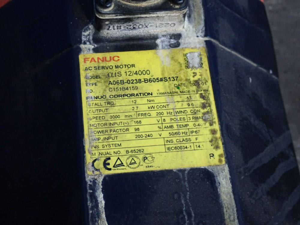 Fanuc Ac Servo Motor - A06b-0238-b605#s137