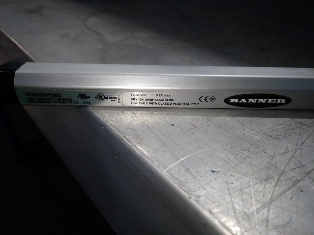 Banner 44 1/2"x1" Light Curtain - Wls28-2cg1130xq