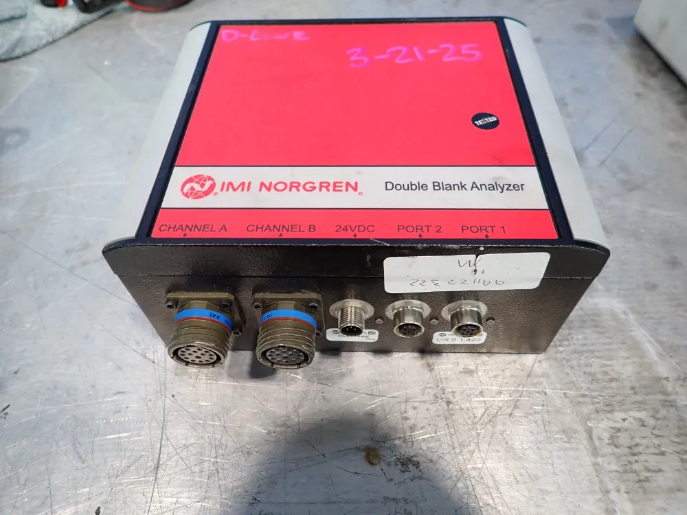 Imi Norgren Double Blank Analyzer - Dban2ne