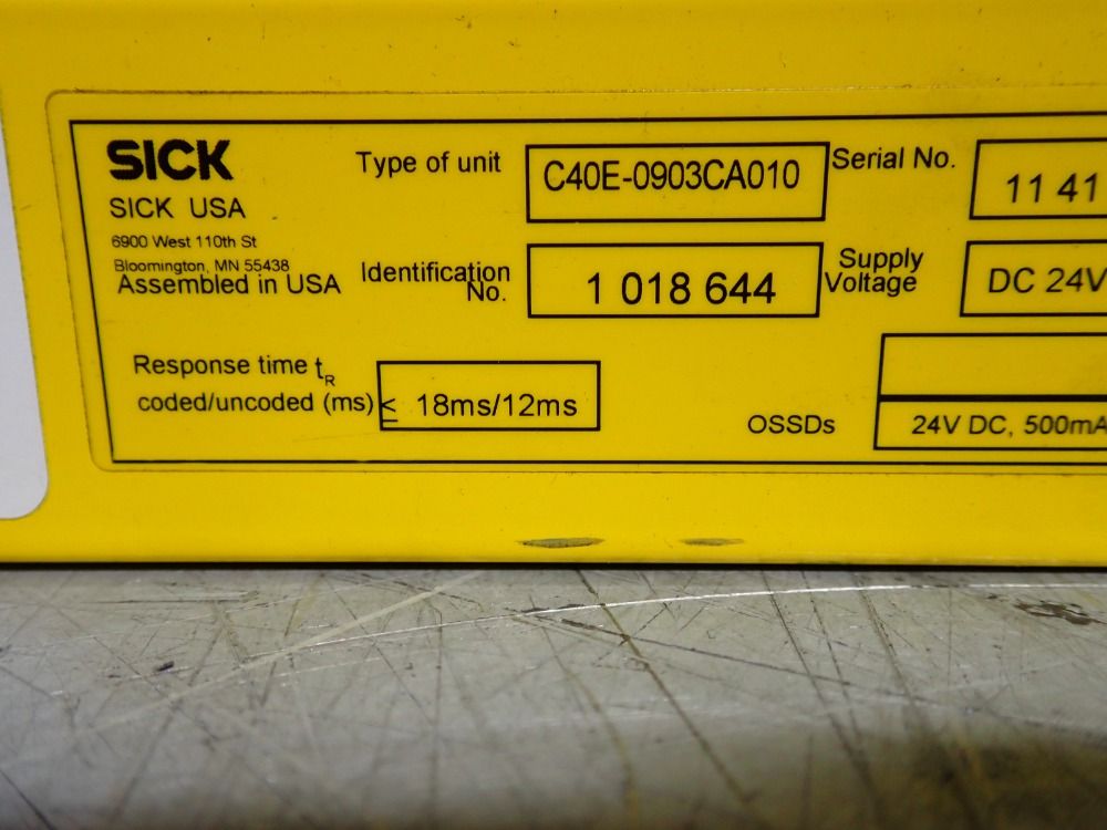 Sick C4000 Standard Receiver - C40e-0903ca010