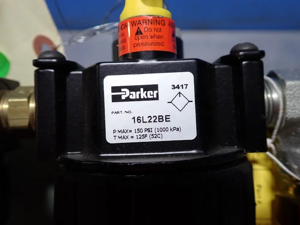 Parker Air Line Prep, Assembly - 16l22be, 06f22ac