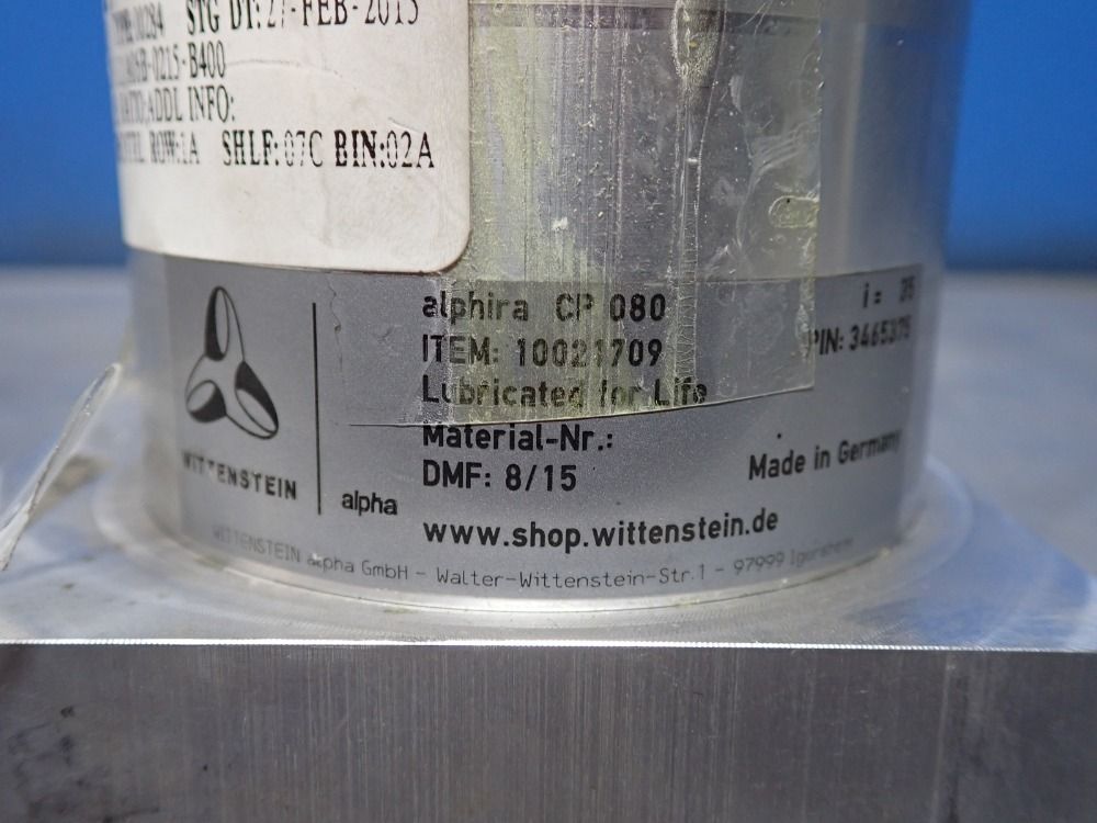 Wittenstein Gearbox - Cp080-m02-35-111