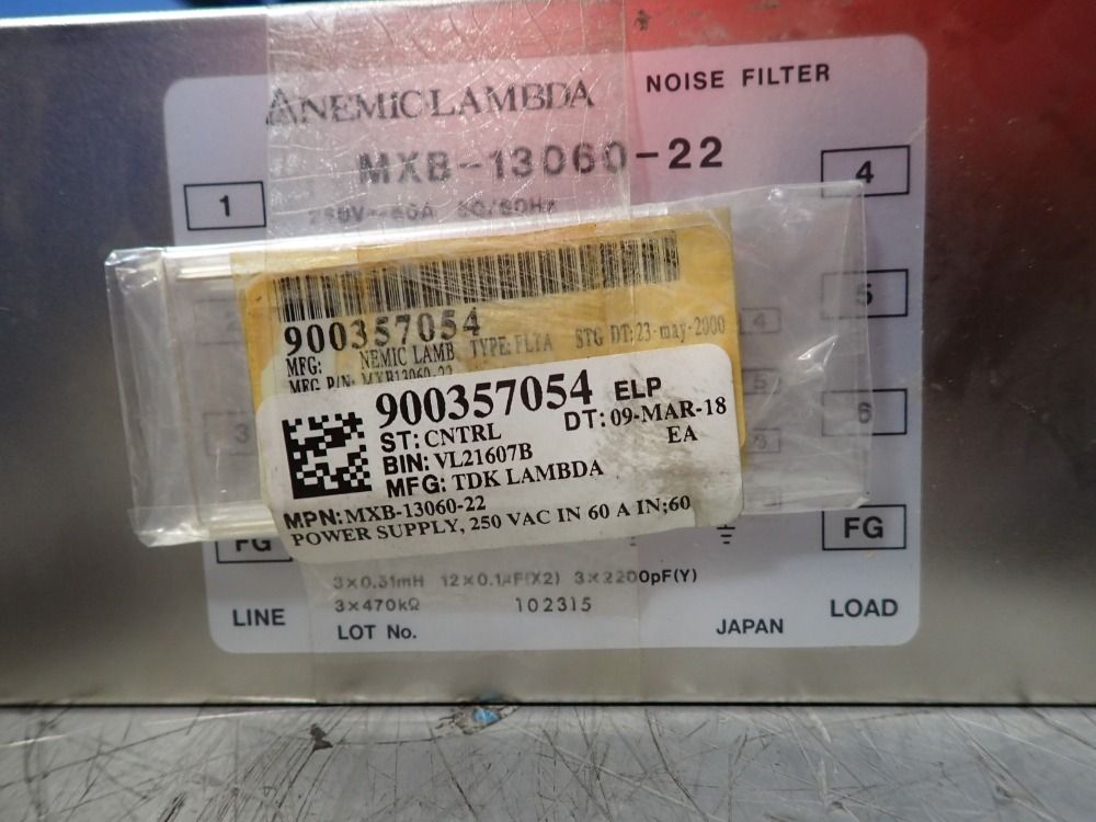 Nemic-lambda High-attenuation Three-phase Filter - Mxb-13060-22