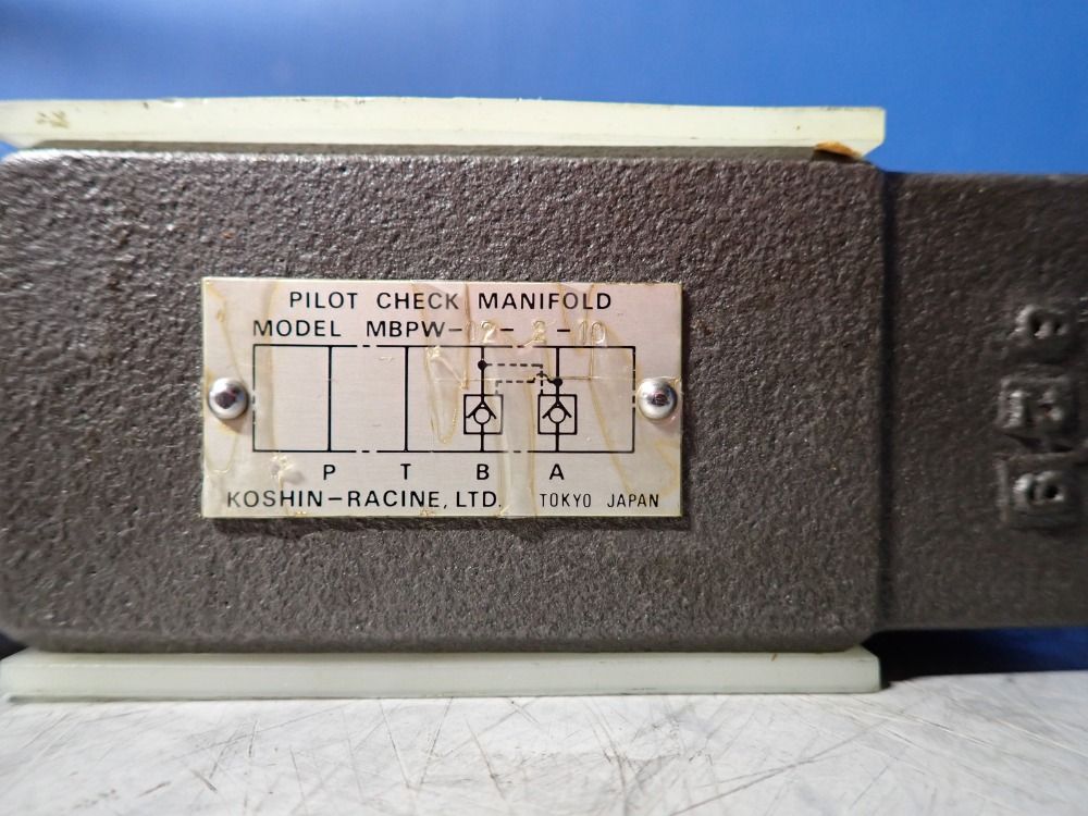 Koshin-racine, Ltd Pilot Check Modular Valve - Mbpw-02-2-10