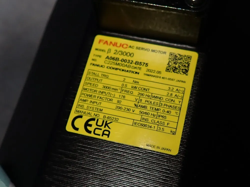 Fanuc 0.5 Kw Servo Motor - A06b-0032-b575