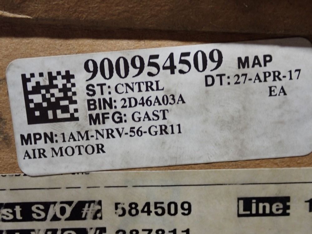 Gast Air Motor - 1am-nrv-56-gr11