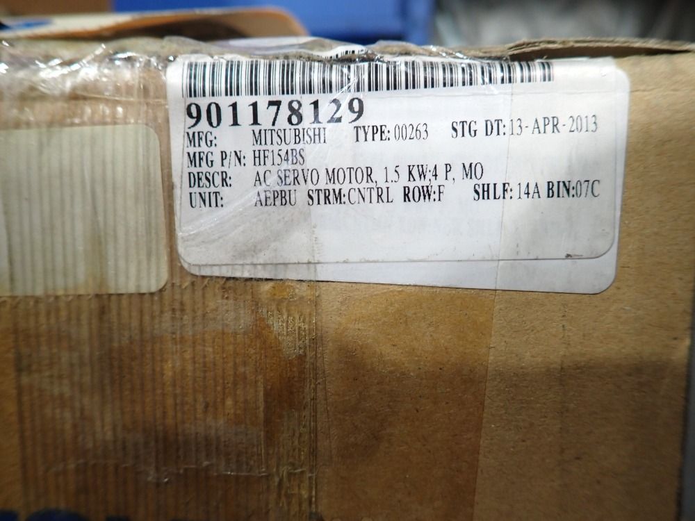 Mitsubishi 200 Hz Ac Servo Motor - Hf154bs