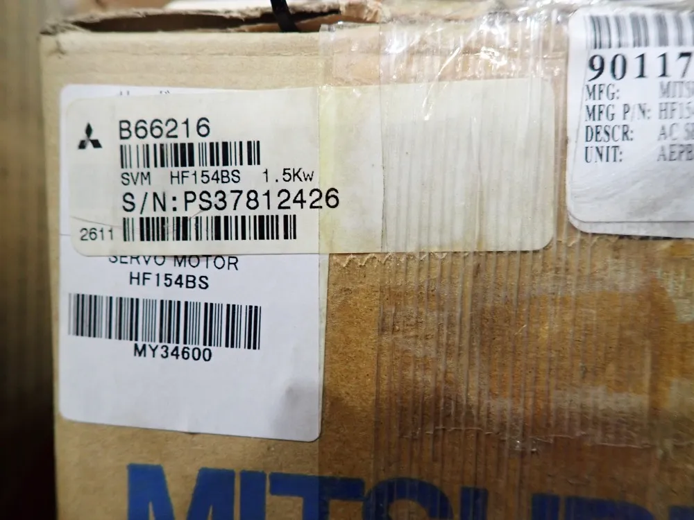 Mitsubishi 200 Hz Ac Servo Motor - Hf154bs