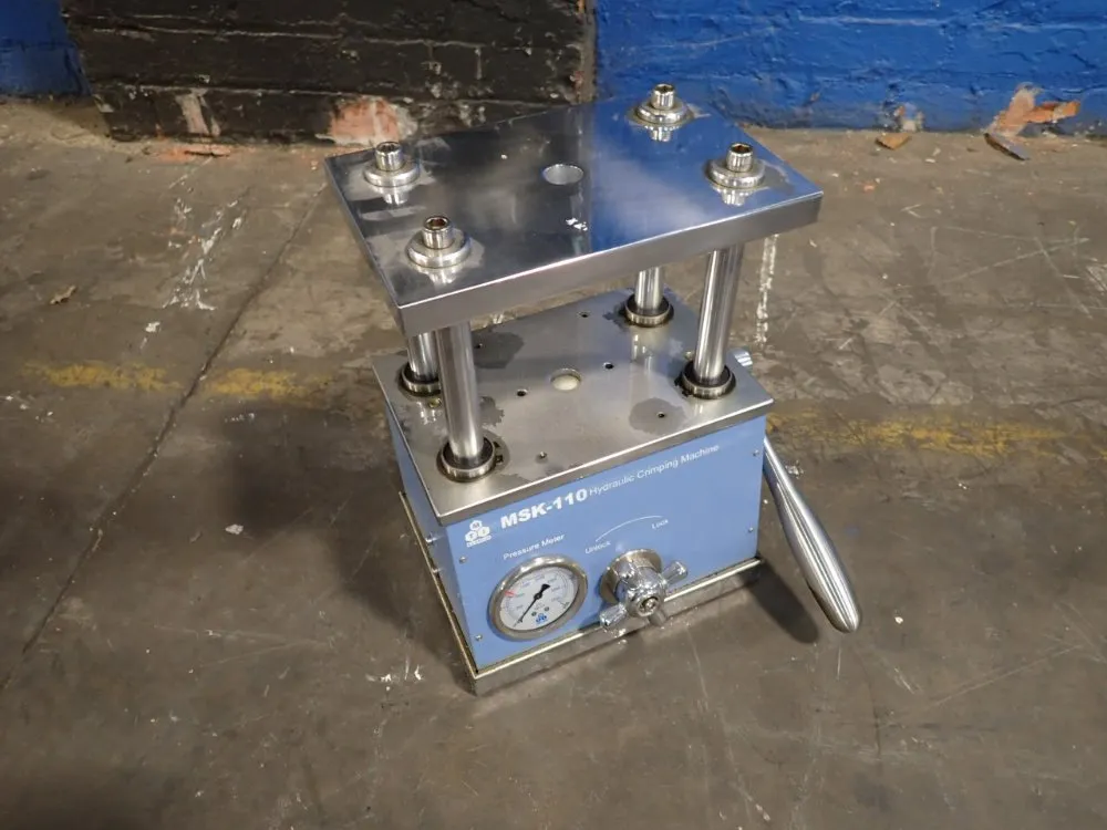 Mti Corporation Hydraulic Crimping Machine - Msk-110
