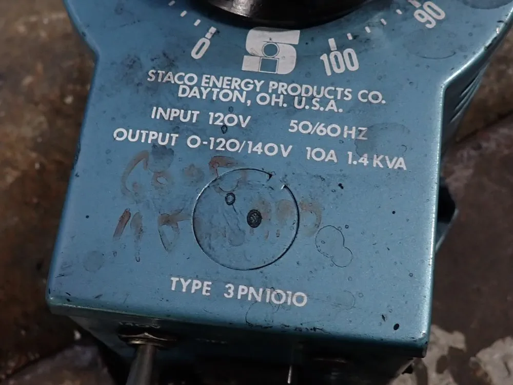 Staco Energy Products Co 1.4 Kva Autotransformer - 3pn1010
