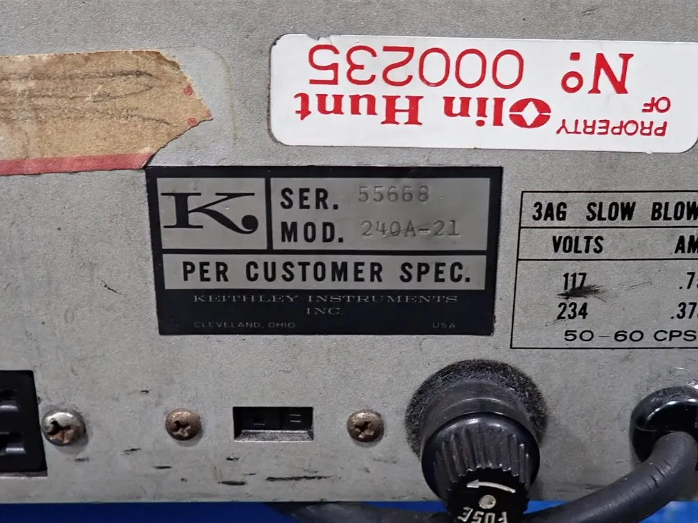 Keithley Instruments Inc Power Supply - 240a-21