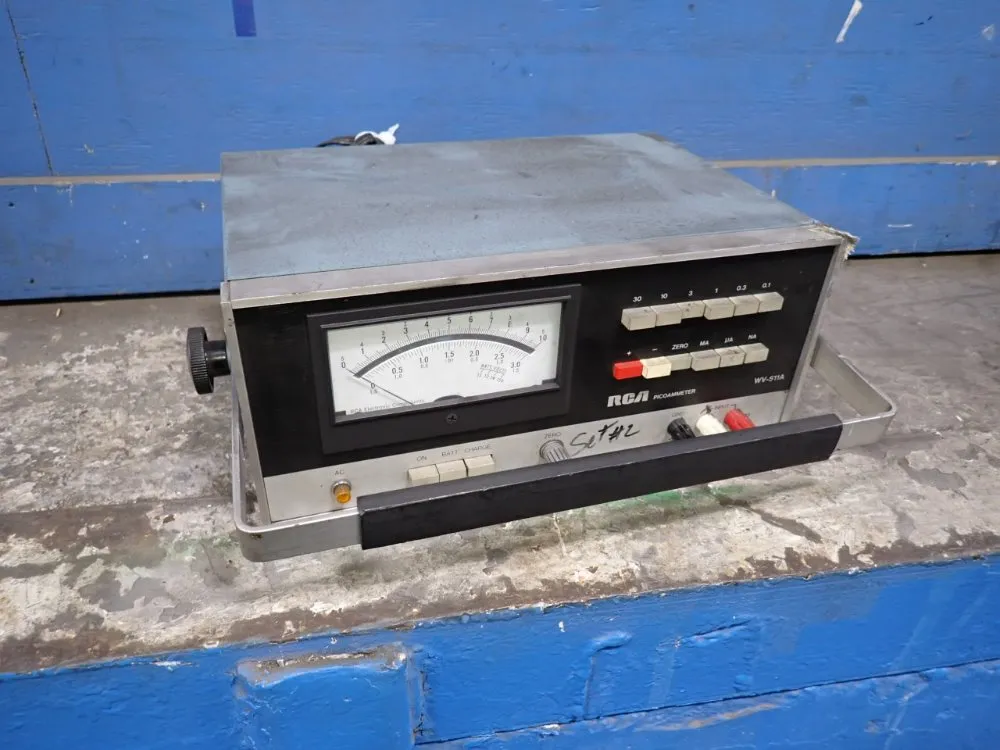 Rca Picoammeter - Wv-511a