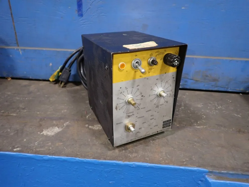 Bodine Electric Motor Speed Control - Ash-201